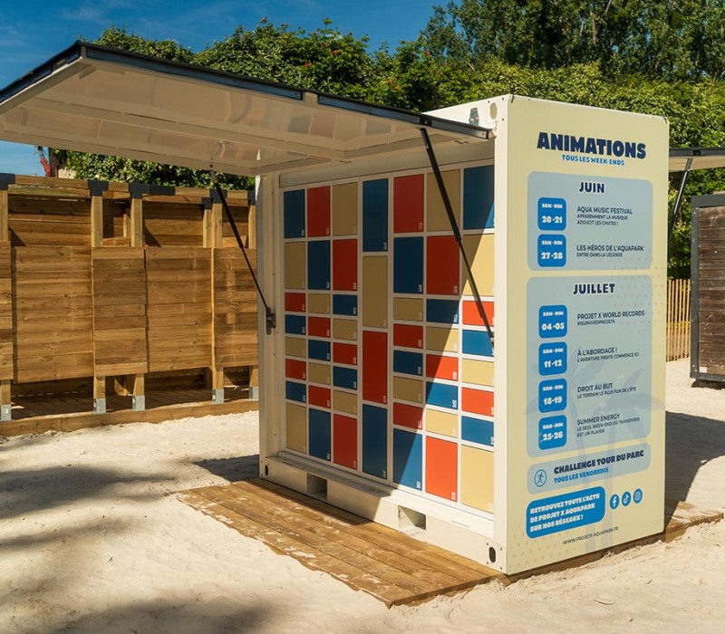 Casiers Projet X Aquapark